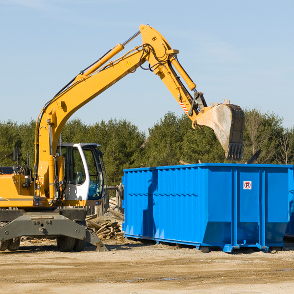 are there any restrictions on where a residential dumpster can be placed in Turner AR